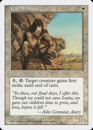 Icatian Scout [Fifth Edition] | Cracking-Singles