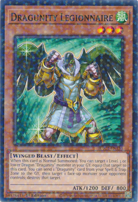 Dragunity Legionnaire (Duel Terminal) [HAC1-EN150] Common | Cracking-Singles