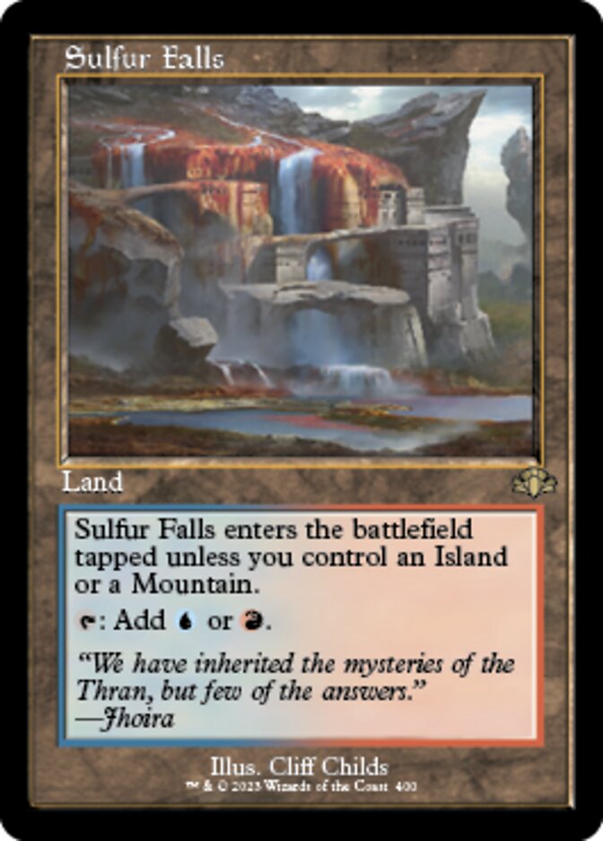 Sulfur Falls (Retro) [Dominaria Remastered] | Cracking-Singles