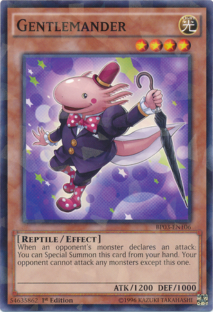 Gentlemander [BP03-EN106] Shatterfoil Rare | Cracking-Singles