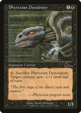 Phyrexian Denouncer [Urza's Legacy] | Cracking-Singles