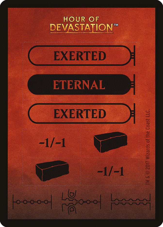 Punchcard (With Copyright Symbol) [Hour of Devastation Tokens] | Cracking-Singles