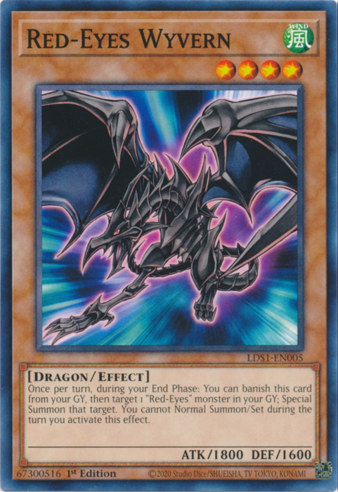 Red-Eyes Wyvern [LDS1-EN005] Common | Cracking-Singles