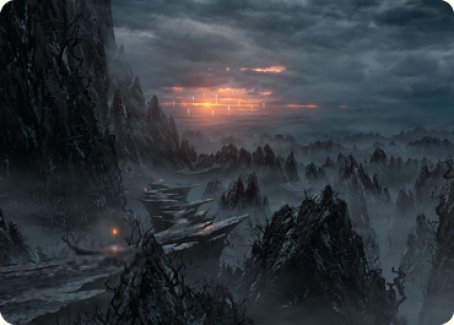 Sundown Pass Art Card [Innistrad: Crimson Vow Art Series] | Cracking-Singles