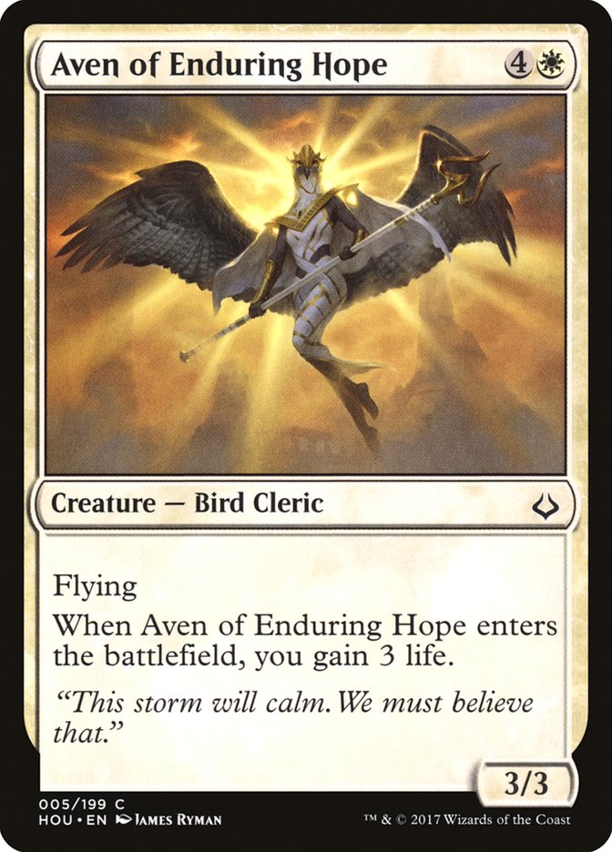 Aven of Enduring Hope [Hour of Devastation] | Cracking-Singles