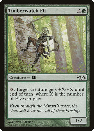 Timberwatch Elf [Duel Decks: Elves vs. Goblins] | Cracking-Singles