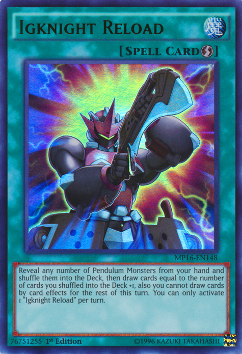 Igknight Reload [MP16-EN148] Ultra Rare | Cracking-Singles