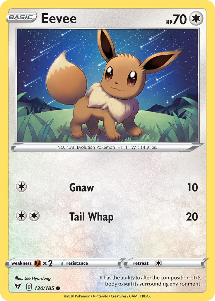 Eevee (130/185) [Sword & Shield: Vivid Voltage] | Cracking-Singles