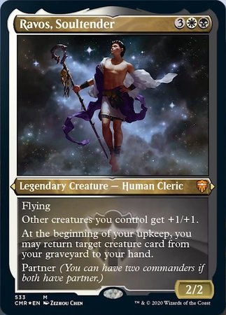 Ravos, Soultender (Foil Etched) [Commander Legends] | Cracking-Singles