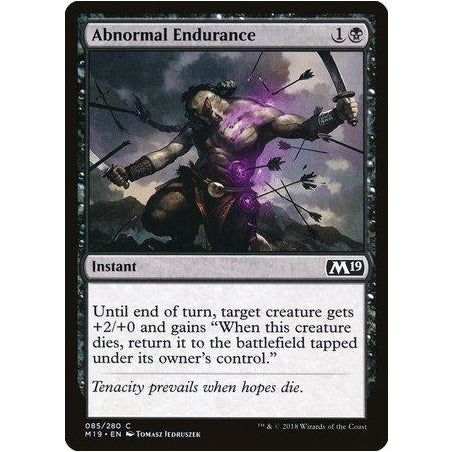 Abnormal Endurance [Core Set 2019] | Cracking-Singles