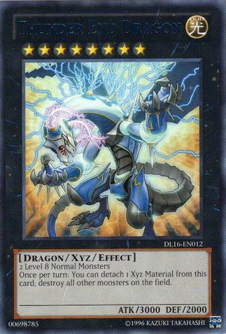 Thunder End Dragon (Blue) [DL16-EN012] Rare | Cracking-Singles
