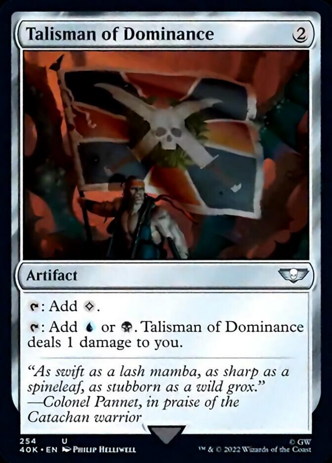 Talisman of Dominance (254) (Surge Foil) [Universes Beyond: Warhammer 40,000] | Cracking-Singles