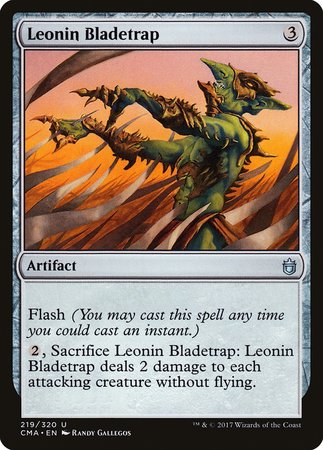 Leonin Bladetrap [Commander Anthology] | Cracking-Singles