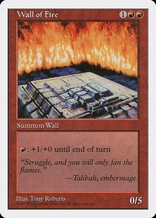 Wall of Fire [Fifth Edition] | Cracking-Singles