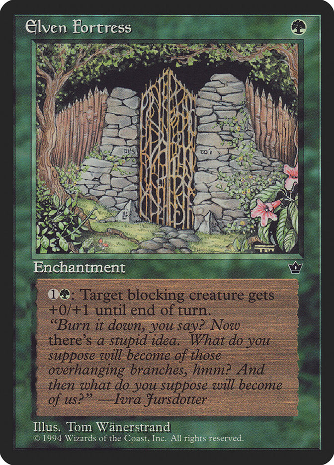 Elven Fortress (Tom Wänerstrand) [Fallen Empires] | Cracking-Singles