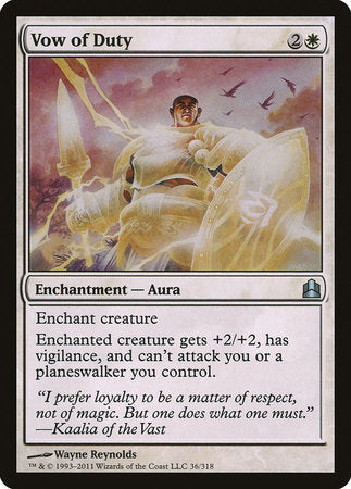 Vow of Duty [Commander 2011] | Cracking-Singles