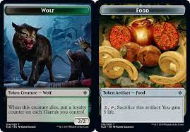 Food // Wolf (14/20) [Throne of Eldraine FOIL Tokens] | Cracking-Singles