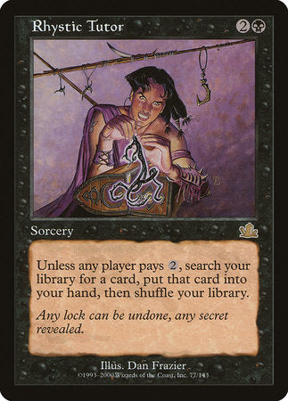 Rhystic Tutor [Prophecy] | Cracking-Singles