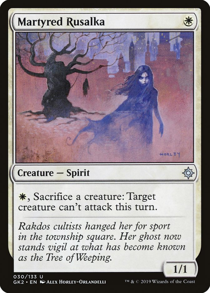 Martyred Rusalka [Ravnica Allegiance Guild Kit] | Cracking-Singles