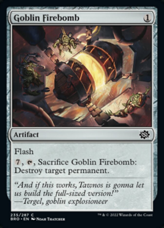Goblin Firebomb [The Brothers' War] | Cracking-Singles