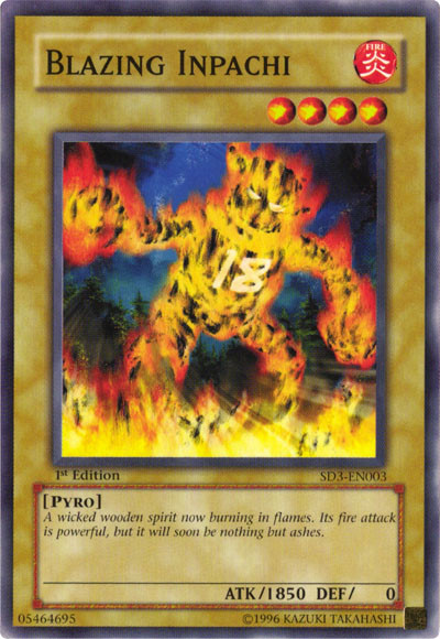 Blazing Inpachi [SD3-EN003] Common | Cracking-Singles