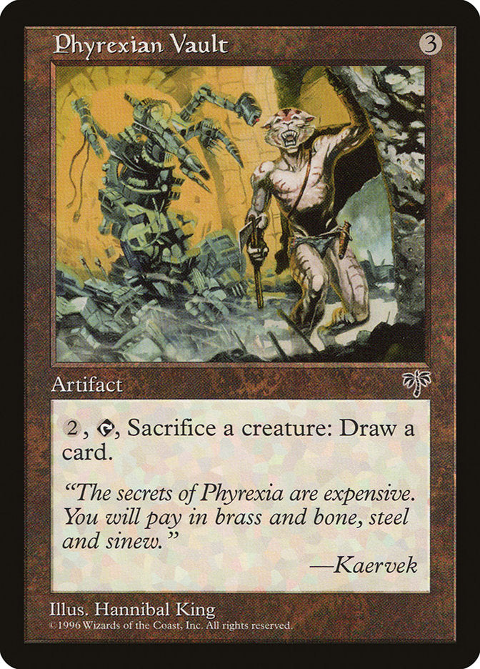 Phyrexian Vault [Mirage] | Cracking-Singles