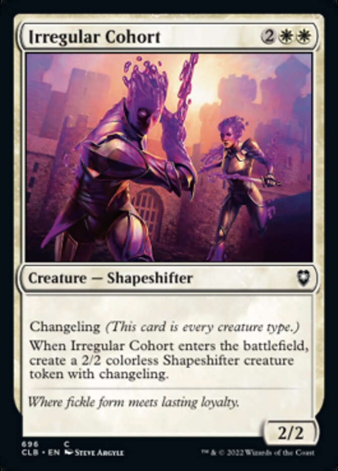 Irregular Cohort [Commander Legends: Battle for Baldur's Gate] | Cracking-Singles