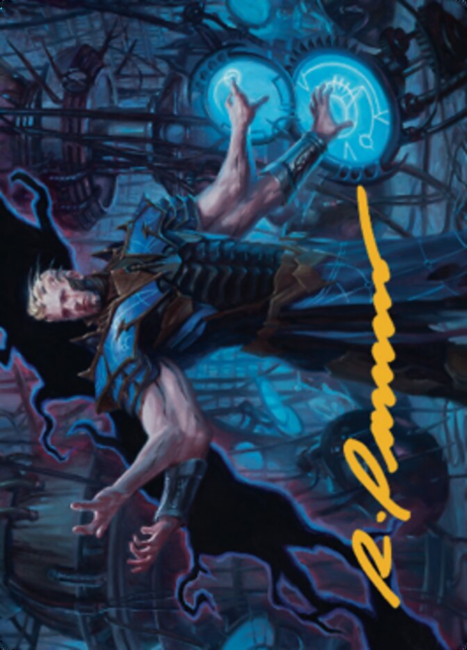 Ertai Resurrected Art Card 1 (Gold-Stamped Signature) [Dominaria United Art Series] | Cracking-Singles