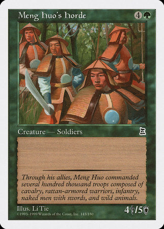 Meng Huo's Horde [Portal Three Kingdoms] | Cracking-Singles