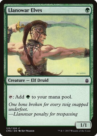 Llanowar Elves [Commander Anthology] | Cracking-Singles
