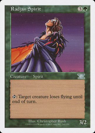 Radjan Spirit [Classic Sixth Edition] | Cracking-Singles
