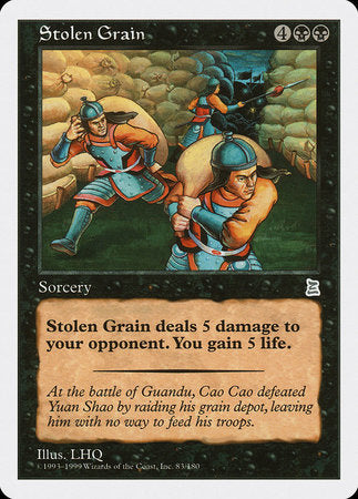 Stolen Grain [Portal Three Kingdoms] | Cracking-Singles