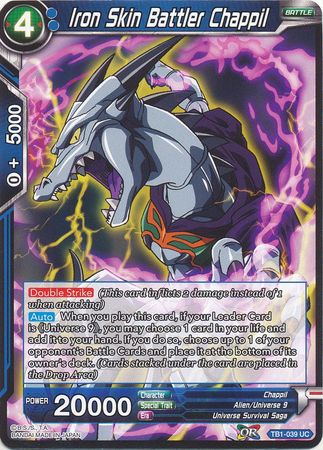 Iron Skin Battler Chappil [TB1-039] | Cracking-Singles