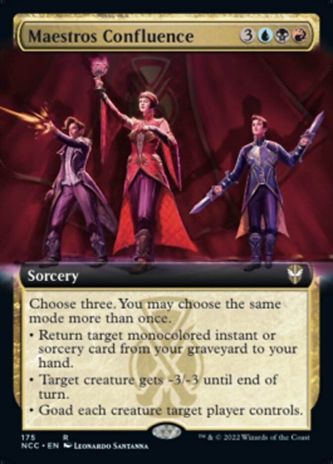 Maestros Confluence (Extended Art) [Streets of New Capenna Commander] | Cracking-Singles