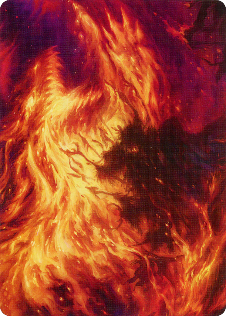 Stoke the Flames Art Card [March of the Machine Art Series] | Cracking-Singles