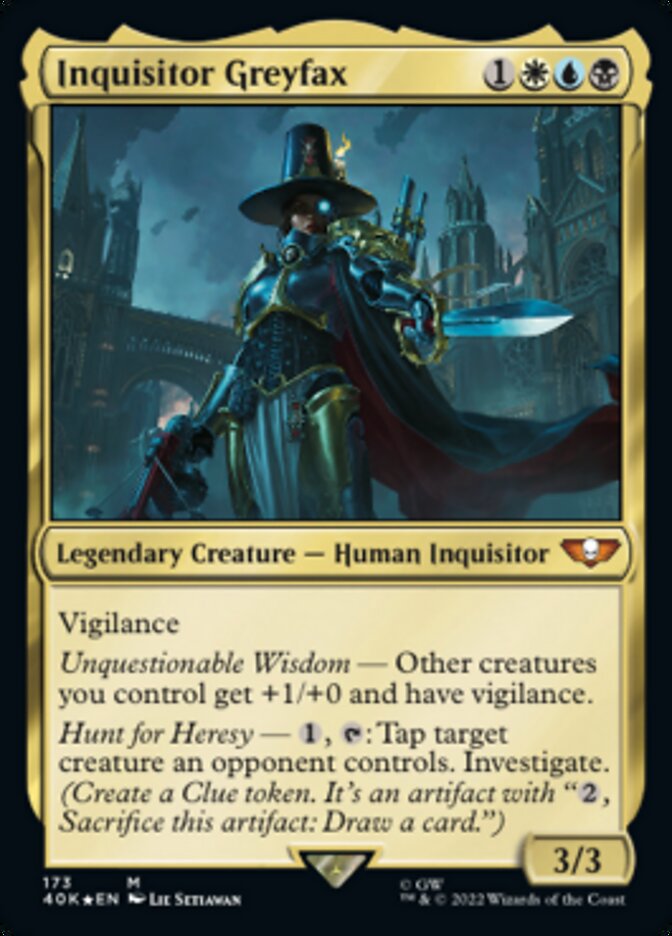 Inquisitor Greyfax (173) [Universes Beyond: Warhammer 40,000] | Cracking-Singles