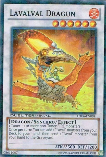 Lavalval Dragun [DT06-EN084] Super Rare | Cracking-Singles