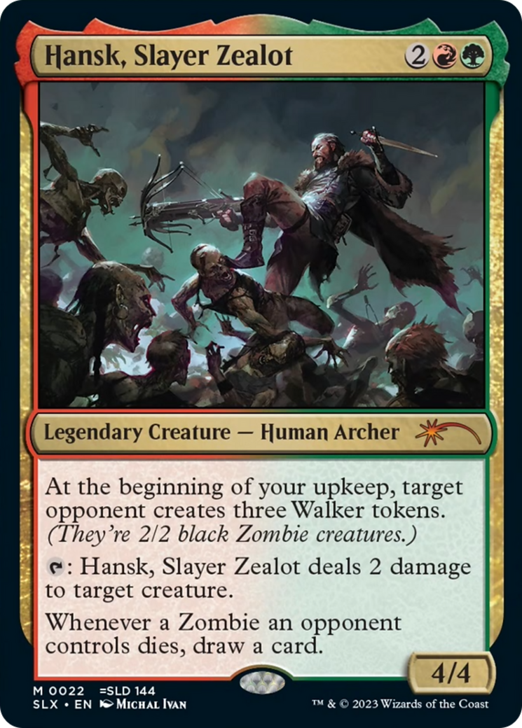 Hansk, Slayer Zealot [Secret Lair: Universes Within] | Cracking-Singles