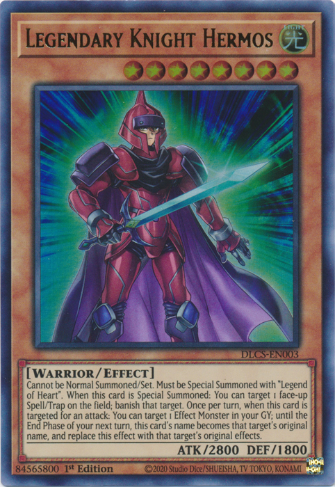 Legendary Knight Hermos [DLCS-EN003] Ultra Rare | Cracking-Singles