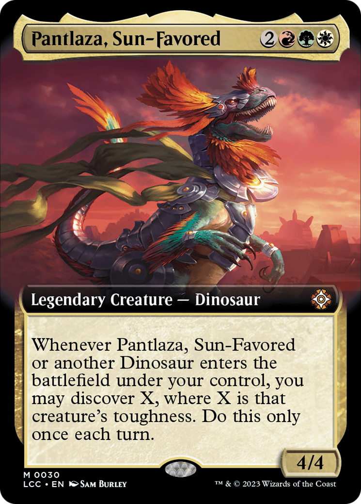 Pantlaza, Sun-Favored (Extended Art) [The Lost Caverns of Ixalan Commander] | Cracking-Singles