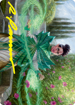 Kianne, Dean of Substance Art Card (Gold-Stamped Signature) [Strixhaven: School of Mages Art Series] | Cracking-Singles