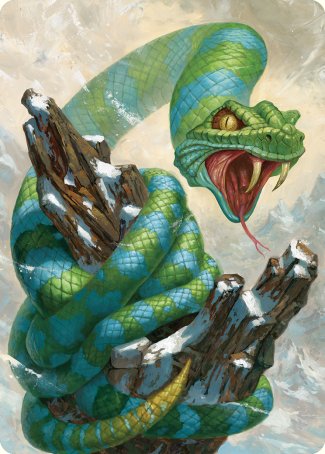 Ohran Frostfang Art Card [Commander Masters Art Series] | Cracking-Singles