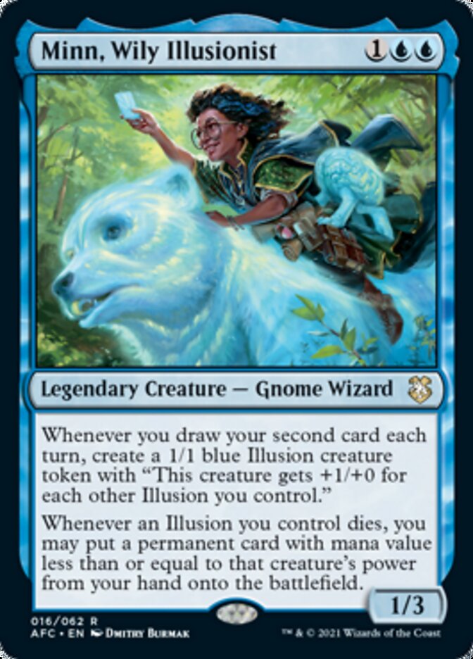 Minn, Wily Illusionist [Dungeons & Dragons: Adventures in the Forgotten Realms Commander] | Cracking-Singles
