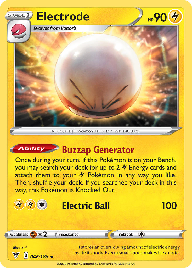 Electrode (046/185) [Sword & Shield: Vivid Voltage] | Cracking-Singles