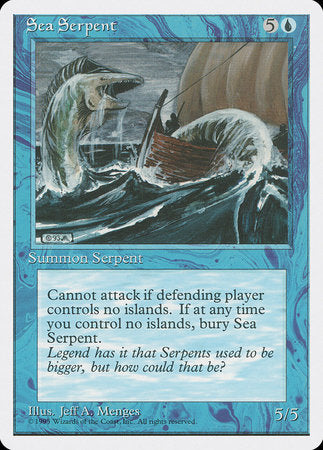 Sea Serpent [Fourth Edition] | Cracking-Singles