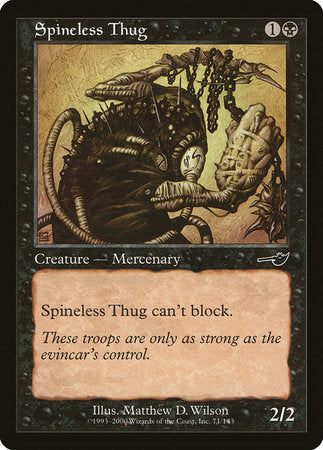Spineless Thug [Nemesis] | Cracking-Singles