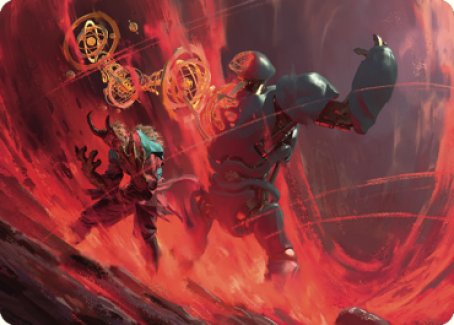Twinferno Art Card [Dominaria United Art Series] | Cracking-Singles