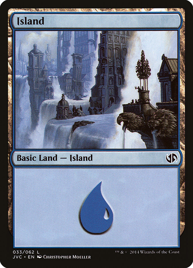 Island (33) [Duel Decks Anthology] | Cracking-Singles