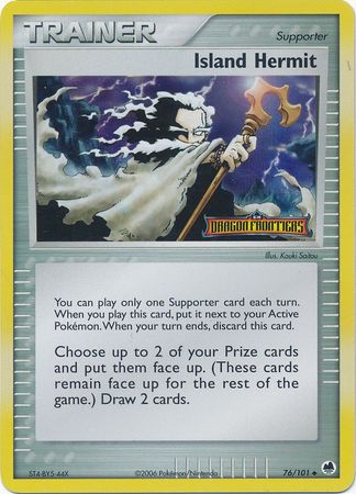 Island Hermit (76/101) (Stamped) [EX: Dragon Frontiers] | Cracking-Singles