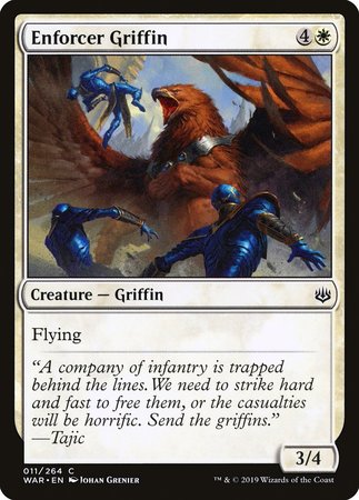 Enforcer Griffin [War of the Spark] | Cracking-Singles